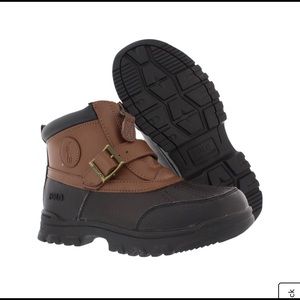 Boys Colbey Mid Zip Polo Boots